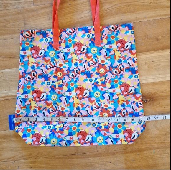 Estee Lauder X Hattie Stewart Happy Hearts Floral Daisy Tote Colorful Clowncore - Picture 11 of 12